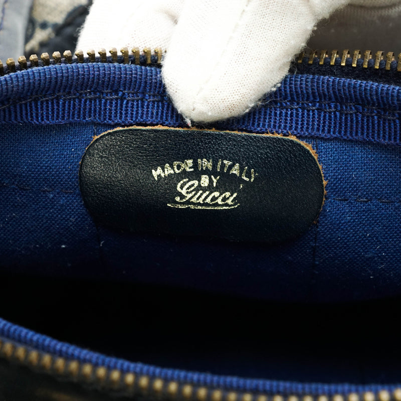 Gucci Sherry Hand Bag Navy Blue