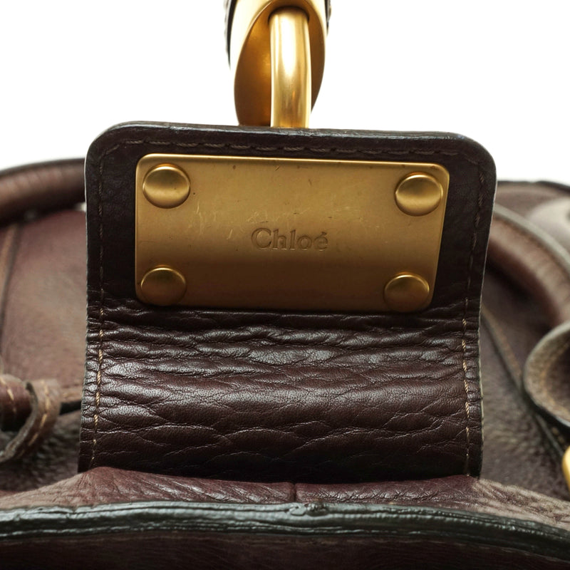 Chloe Paddington Tote Bag Brown