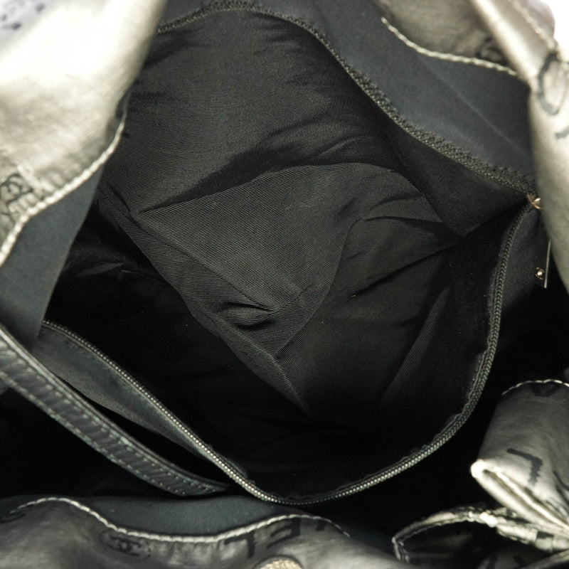 Chanel Tote Bag Nylon Metallic