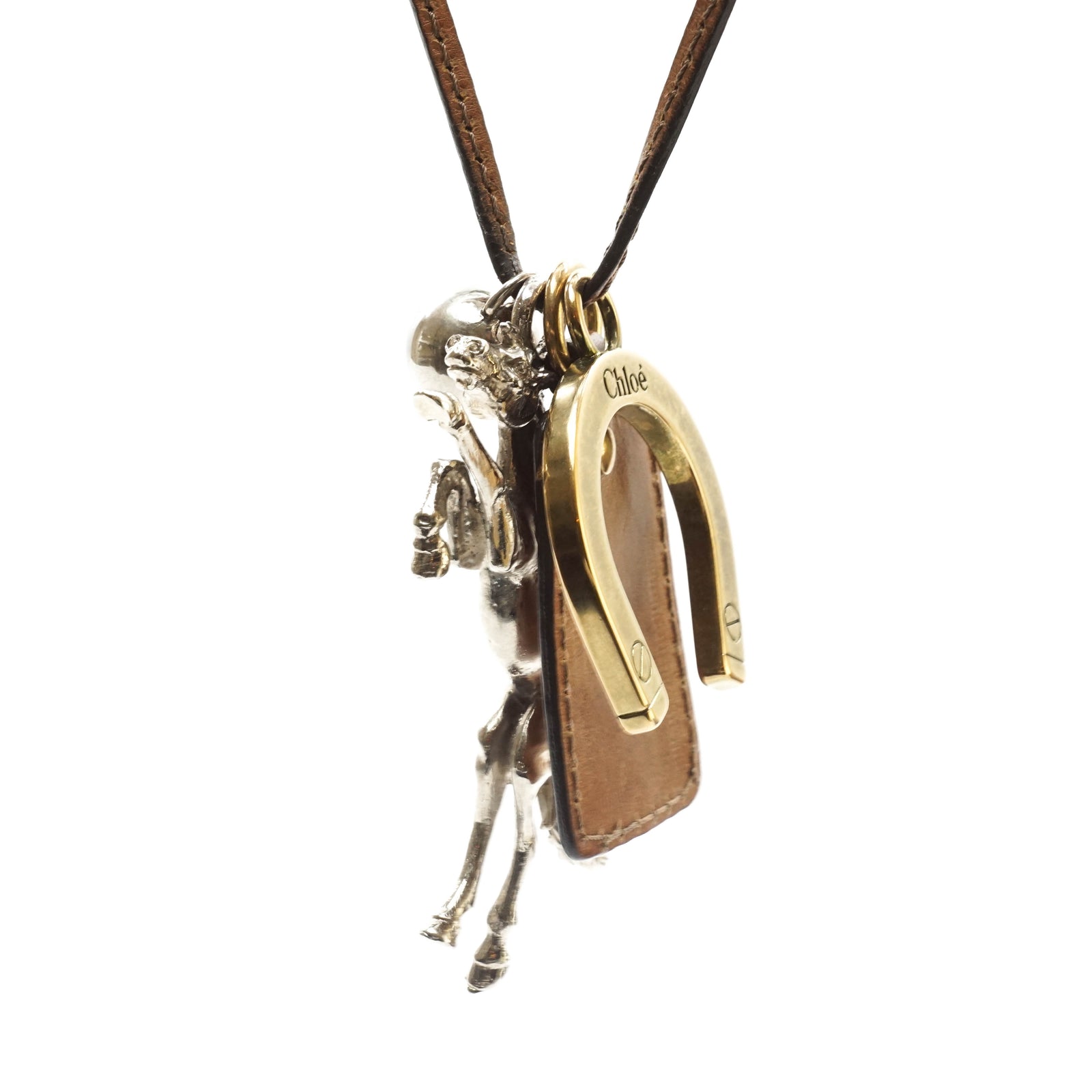 Chloé kerala Horse Charm Toto Bag Green Chloe bag kerala -