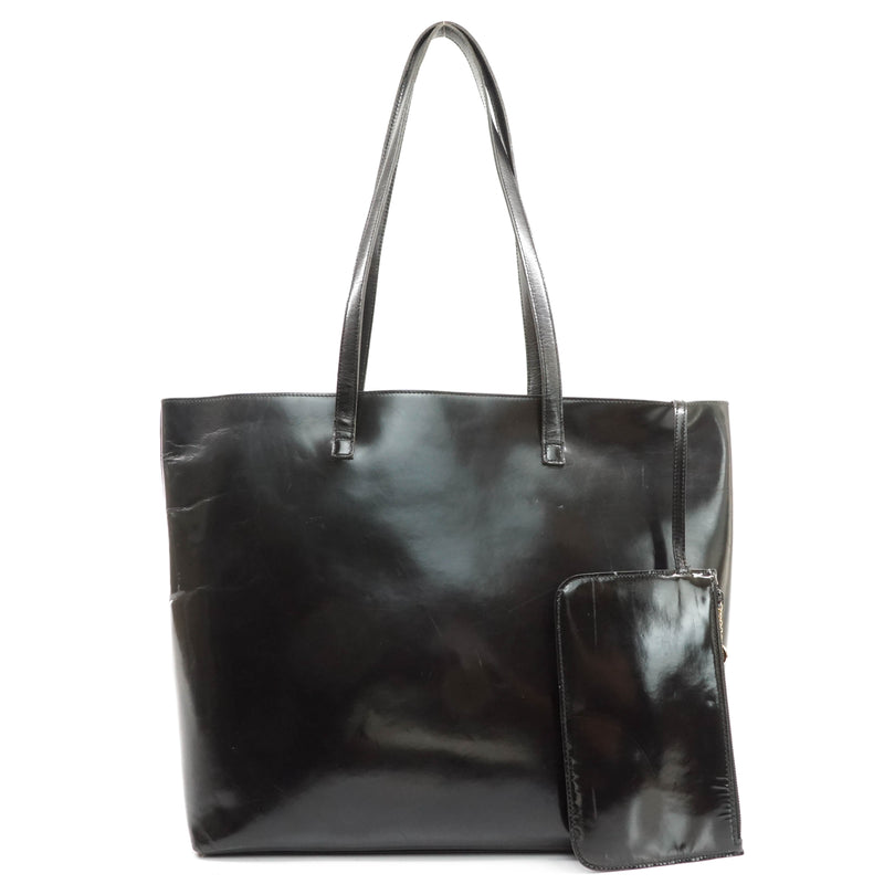 Gucci Tote Bag Leather Black