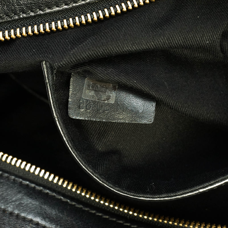 Chloe Alice Hand Bag Leather Black