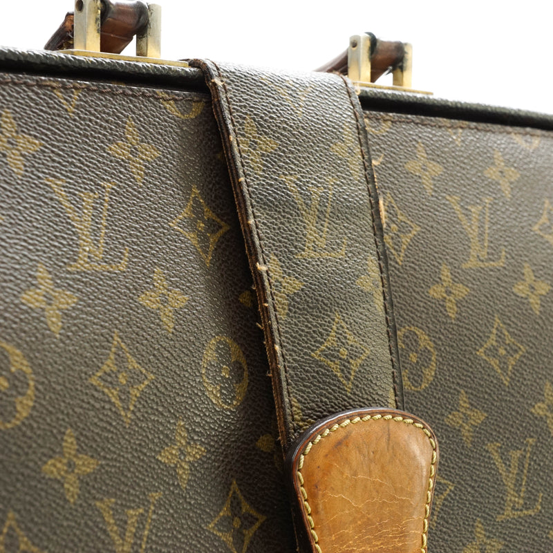 Louis Vuitton Monogram SERVIETTE FERMOIR BUSINESS Briefcase / Doctors Bag  M53305 