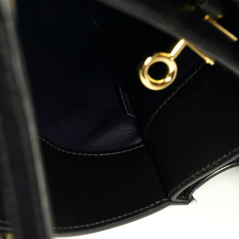 Louis Vuitton City Steamer Small Model Handbag in Black Grained