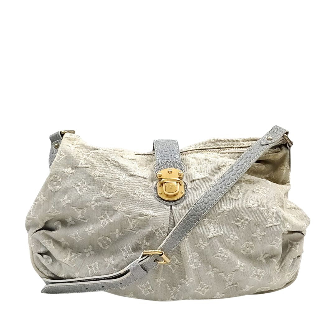 Louis Vuitton Grey Monogram Denim Slightly Bag