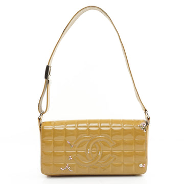 Chanel Shoulder Bag Enamel Yellow