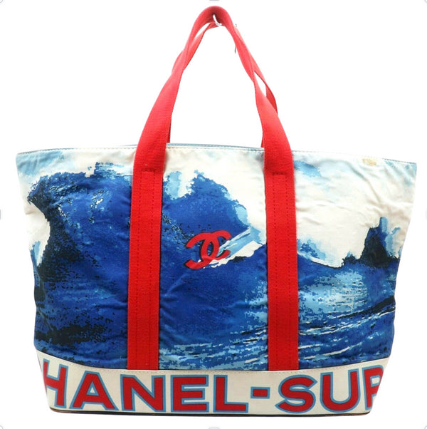 Chanel Tote Bag Canvas Multi-Color