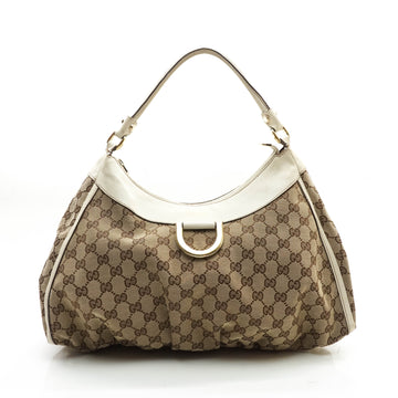 Gucci Gg Hand Bag Canvas Light
