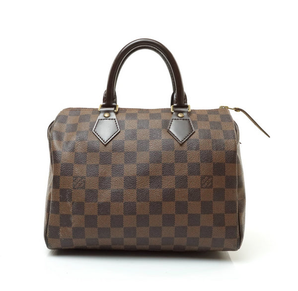 Pre-loved authentic Louis Vuitton Speedy 25 Damier sale at jebwa.