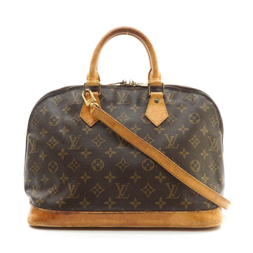 Louis Vuitton Alma Hand Bag Brown