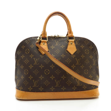 Louis Vuitton Alma Hand Bag Brown