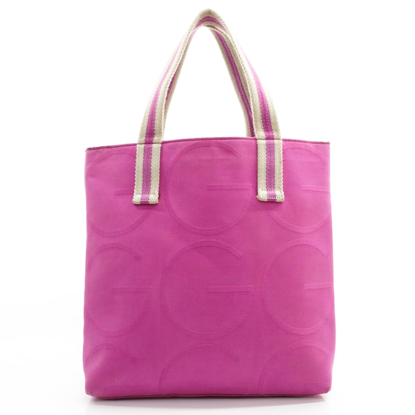 Gucci Tote Bag Canvas Pink