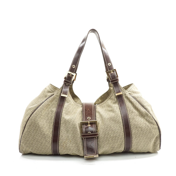 Fendi Tote Bag Brown Canvas