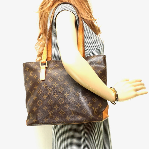 Pre-loved authentic Louis Vuitton Cabas Piano Shoulder sale at jebwa