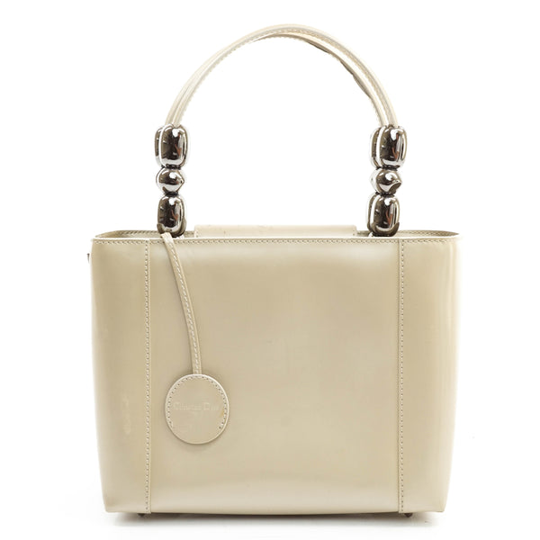 Christian Dior Hand Bag Enamel