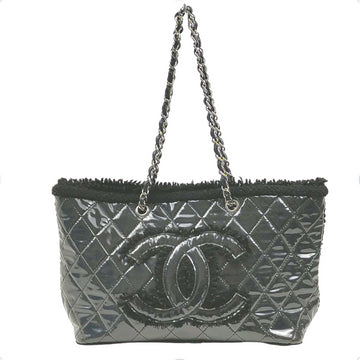 Chanel Tote Bag Vinyl Black