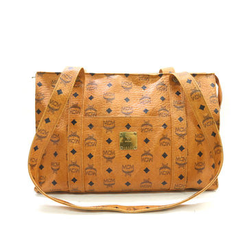 Mcm Shoulder Tote Bag Pvc Brown