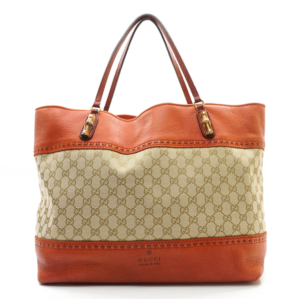 Gucci Tote Bag Light Pink Canvas