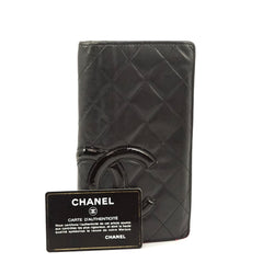 Chanel Black Cambon Flap Wallet at Jill's Consignment