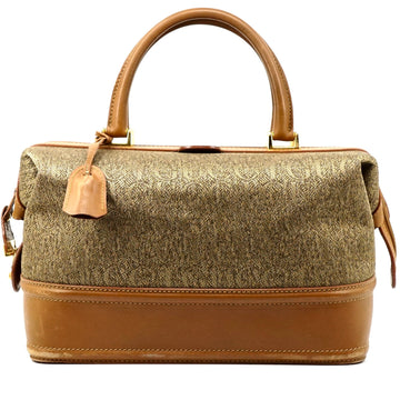 Pre-loved authentic Gucci Brown Fabric Hand Bag Boston sale at jebwa