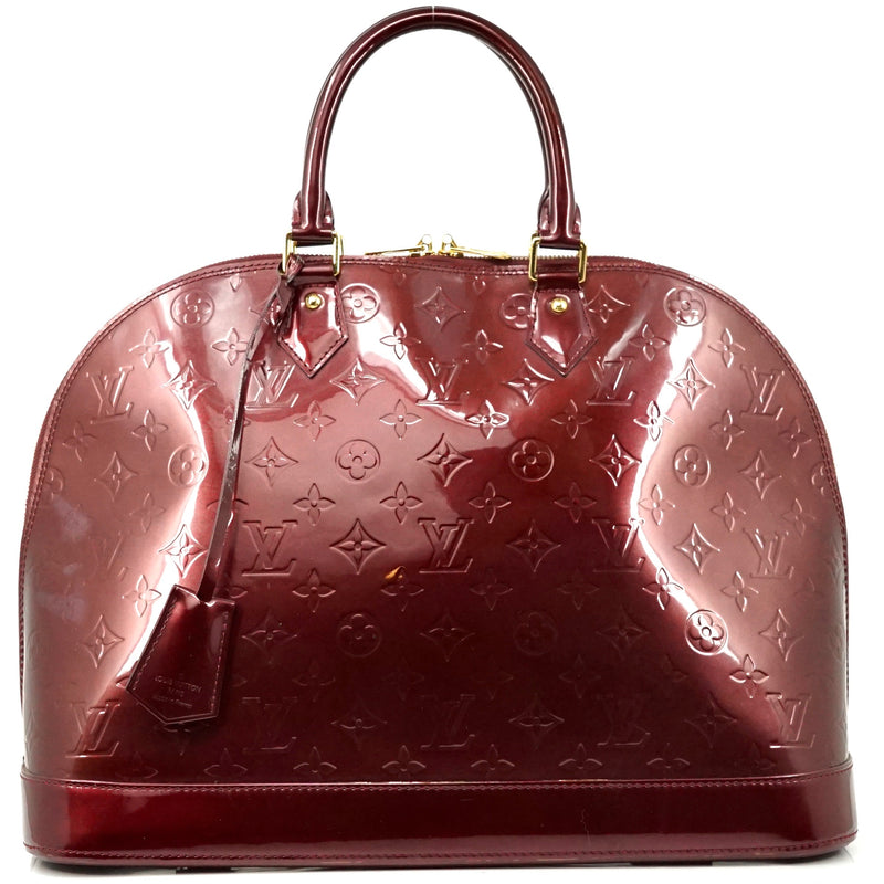 Pre-loved authentic Louis Vuitton Alma Gm Bordeaux Hand sale at jebwa