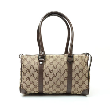 Gucci Gg Hand Bag Brown Canvas