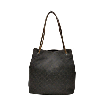 Gucci Hand Bag Brown Canvas
