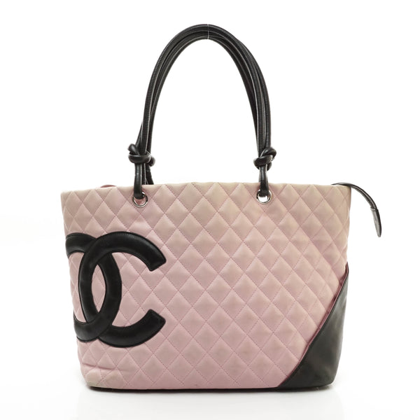 Chanel Cambon Line Tote Bag Pink