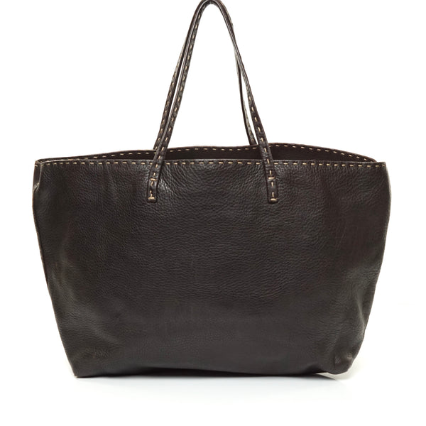 Pre-loved authentic Fendi Selleria Tote Bag Brown sale at jebwa