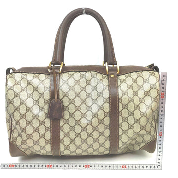 Gucci Hand Bag Pvc Brown