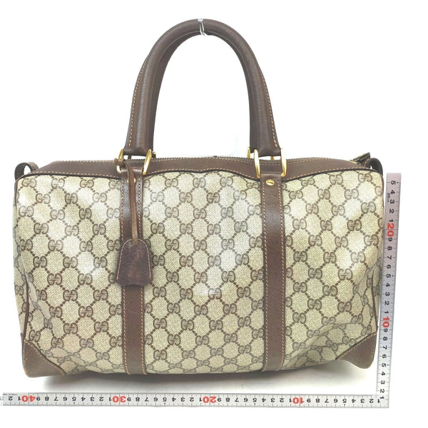 Gucci Hand Bag Pvc Brown