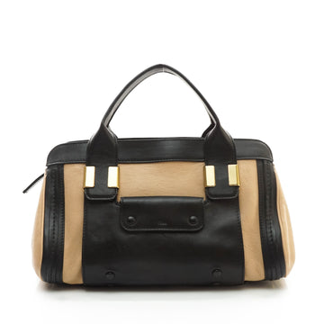 Chloe Alison Hand Bag Leather Black