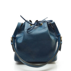 SOLD* L. Vuitton navy blue drawstring bucket bag