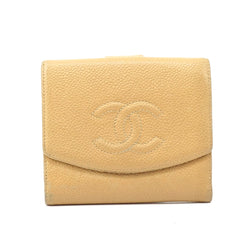 Pre-loved authentic Chanel Cc Logo Beige Caviar Skin sale at jebwa.