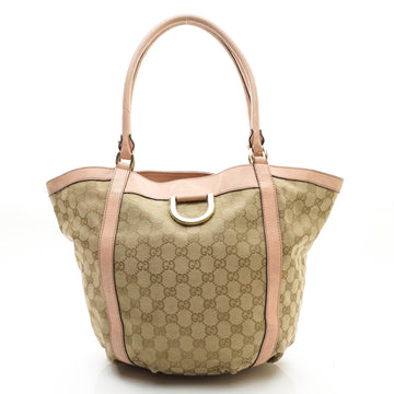 Gucci Tote Bag Beige Canvas