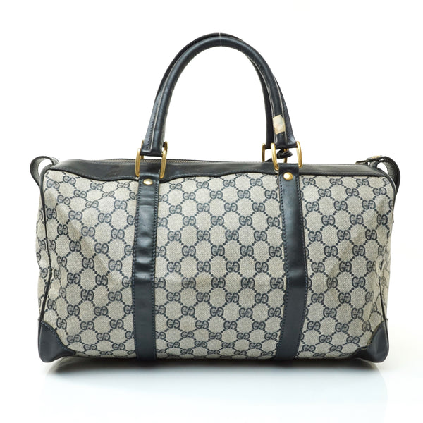 Gucci Boston Bag Pvc Navy Blue