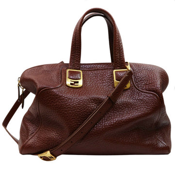 Pre-loved authentic Fendi Shoulder Bag Brown sale at jebwa.