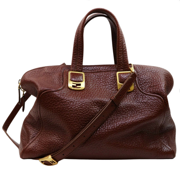 Pre-loved authentic Fendi Shoulder Bag Brown sale at jebwa.