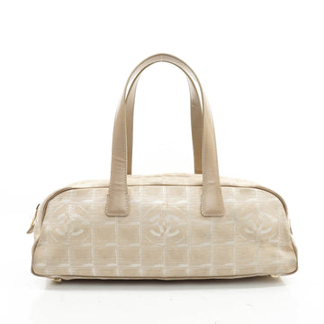 Chanel Travel Line Hand Bag Beige