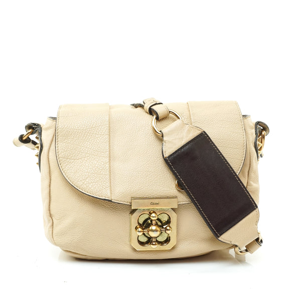 Chloe Crossbody Bag Beige Leather