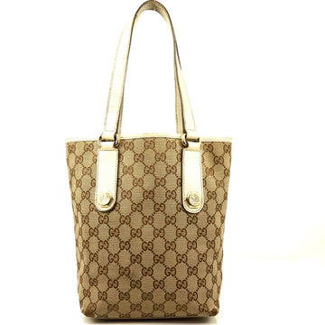 Pre-loved authentic Gucci Tote Bag Brown Canvas sale at jebwa