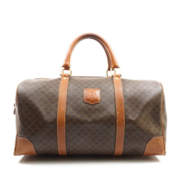Celine Macadam Boston Bag Pvc Brown