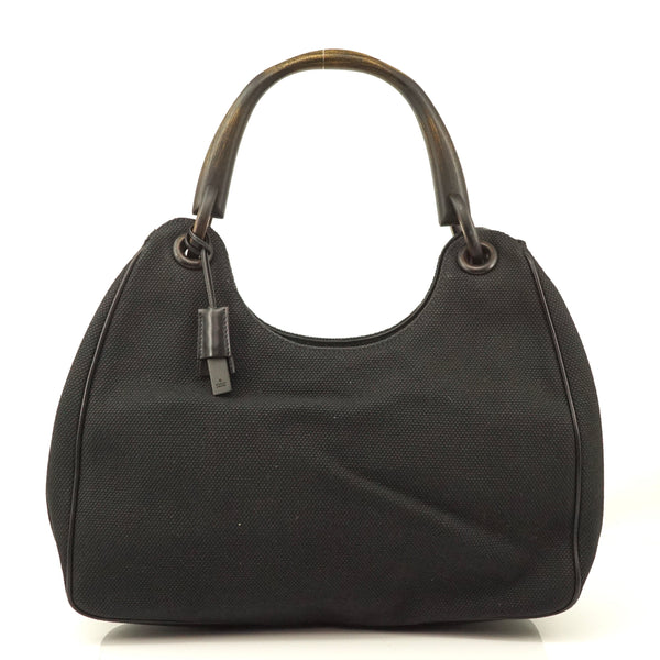 Gucci Tote Bag Black Canvas