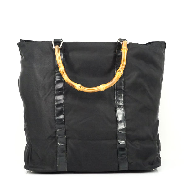 Gucci Black Nylon Handbag