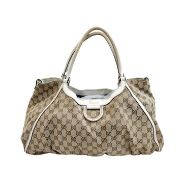 Gucci Shoulder Bag Brown Canvas