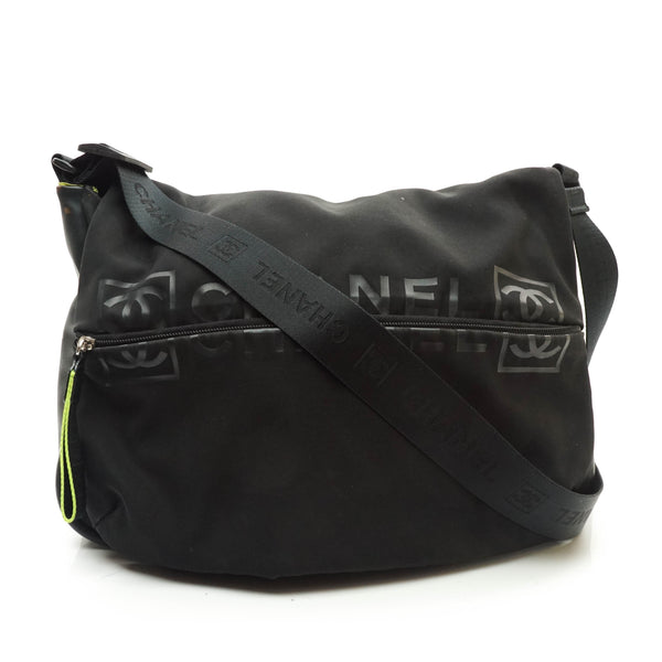 Chanel Crossbody Bag Black Nylon