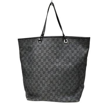 Gucci Hand Bag Black Canvas