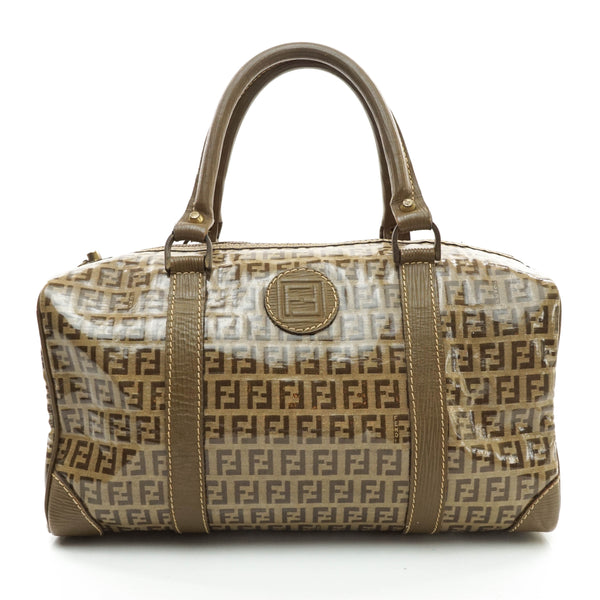 Fendi Zucchino Travel Bag Brown