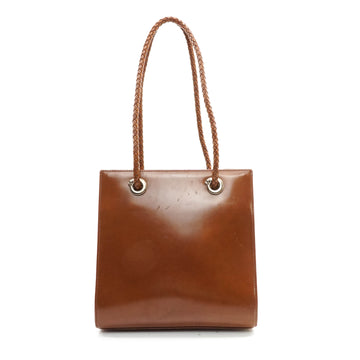 Cartier Hand Bag Brown Enamel