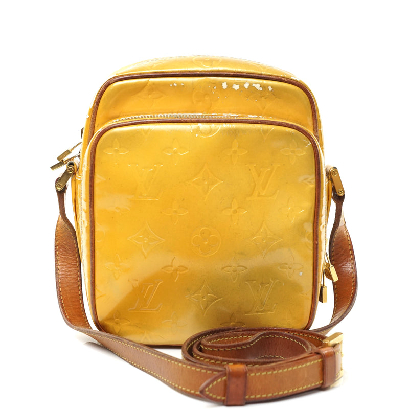 Wooster leather crossbody bag Louis Vuitton Orange in Leather